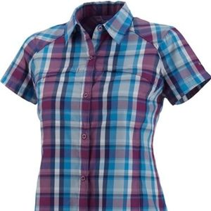 Columbia Sportswear Women's Silver Ridge Multi Plaid S/S Shirt, XL, Berr…